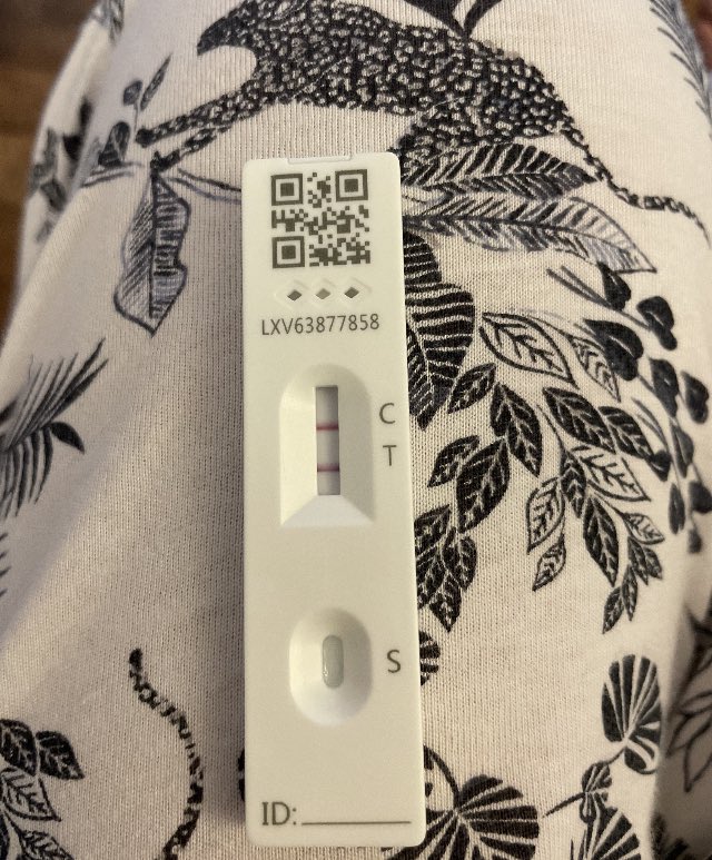 Theodora8's tweet photo. My daughter’s nose and throat positive test this morning, day two. The nose only ones are still showing as negative. Anyone one else had this failure? False confidence? #testresults #Lateralflow #falsereadings https://t.co/yFmiUpvQbA