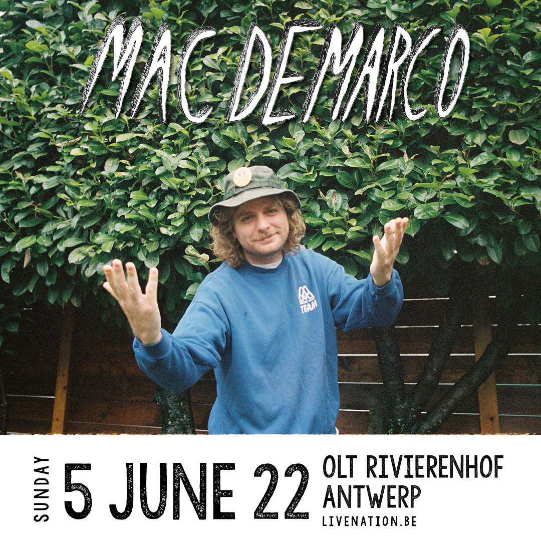 LiveNationBE's tweet photo. #NEWCONCERTS: Two new additions to the magnificent summer line-up of @OLTRivierenhof today! ๐ฟ๐ณ
Slacker king Mac DeMarco is halting his tour in the intimate Antwerp setting on Sunday 5 June, whereas @ChetFaker will present his new record 'Hotel Surrender' on Saturday 11 June. https://t.co/GLDqa05ZfH