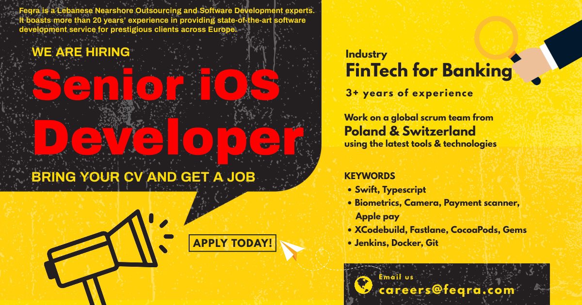 dahan's tweet photo. #hiring #Jobs #WFH #ios15 #Swift #SwiftUI #typescript #flutter #reactnative #programming https://t.co/5sl8OaUgY3