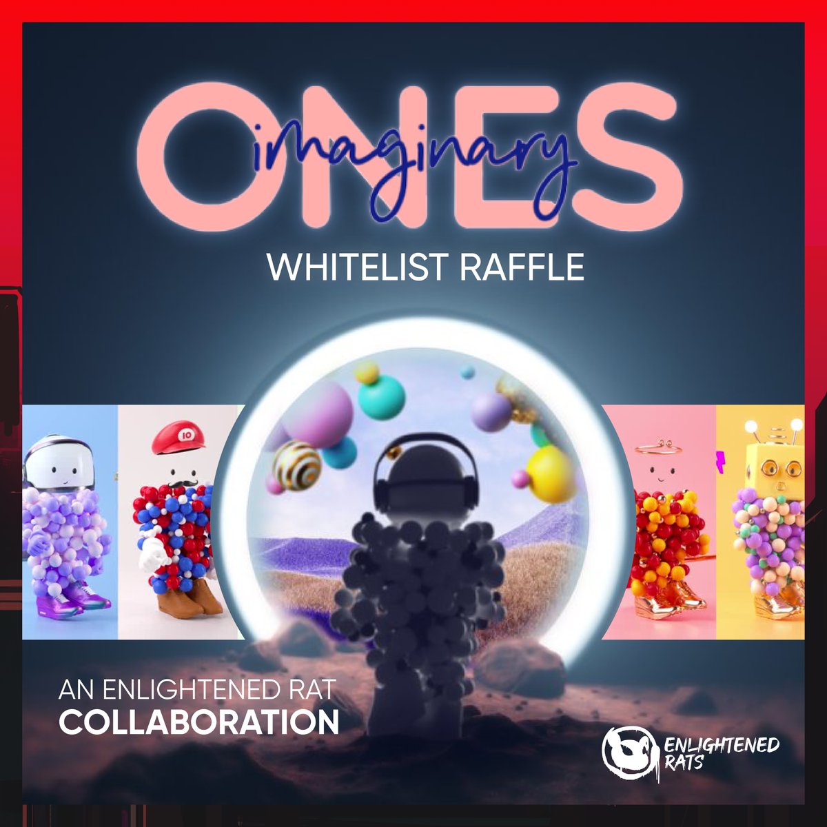 enlightenedrats's tweet photo. We're so excited to announce our WL partnership @Imaginary_Ones! 🥳🐭

Head on down to our Discord and verify ourself as an EnRat holder on Collab Land to find out more! 

https://t.co/1qKLQzO7ao https://t.co/30xNDZBqm8