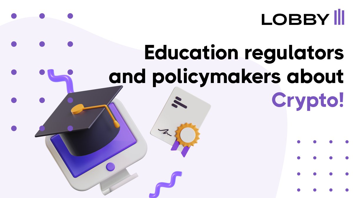 lobby_token's tweet photo. 🚀 Educating Regulators and Policymakers about #Crypto 🚀
We plan to achieve engagement in 2 ways: 

✅ Direct Lobbying 👈
✅ Creating an easy way for the whole community to participate 💪
Learn More Here 🌐: https://t.co/55kEM1SVJA
#trading #lobbytoken #lbytoken #cryptoinvesting https://t.co/OQ0Lwt9CHH