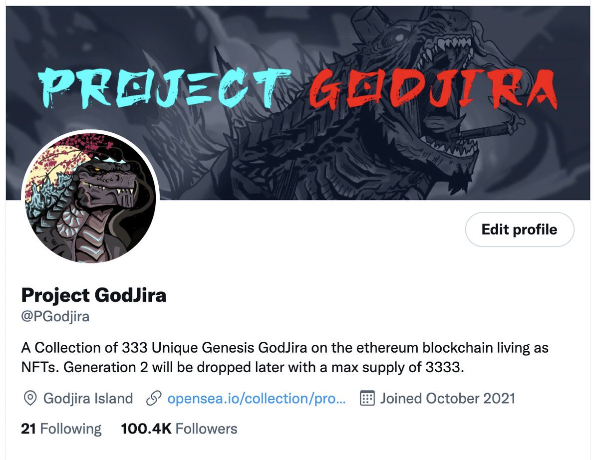 PGgroup_'s tweet photo. 100k followers and 20ETH floor breached on the same day. Programmed?? https://t.co/nZjaaGDHUX