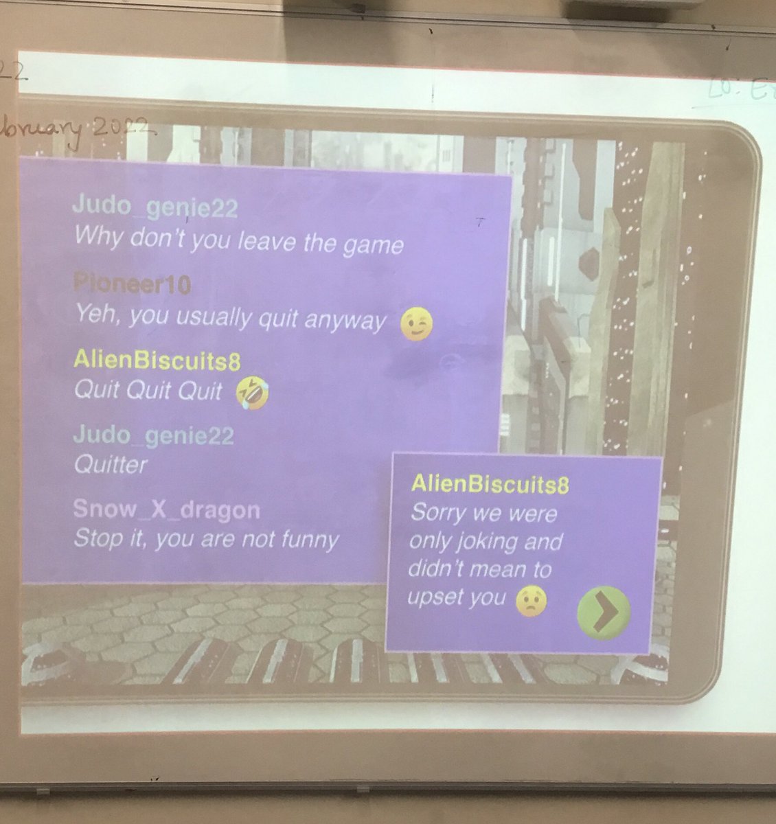 UrsulineYear6's tweet photo. Thank you #UrsulineComputing prefects for leading a valuable assembly on #internetsafetyday Stay safe online and remember to keep it all fun and games! #UrsulineStem https://t.co/b7tSekplMm