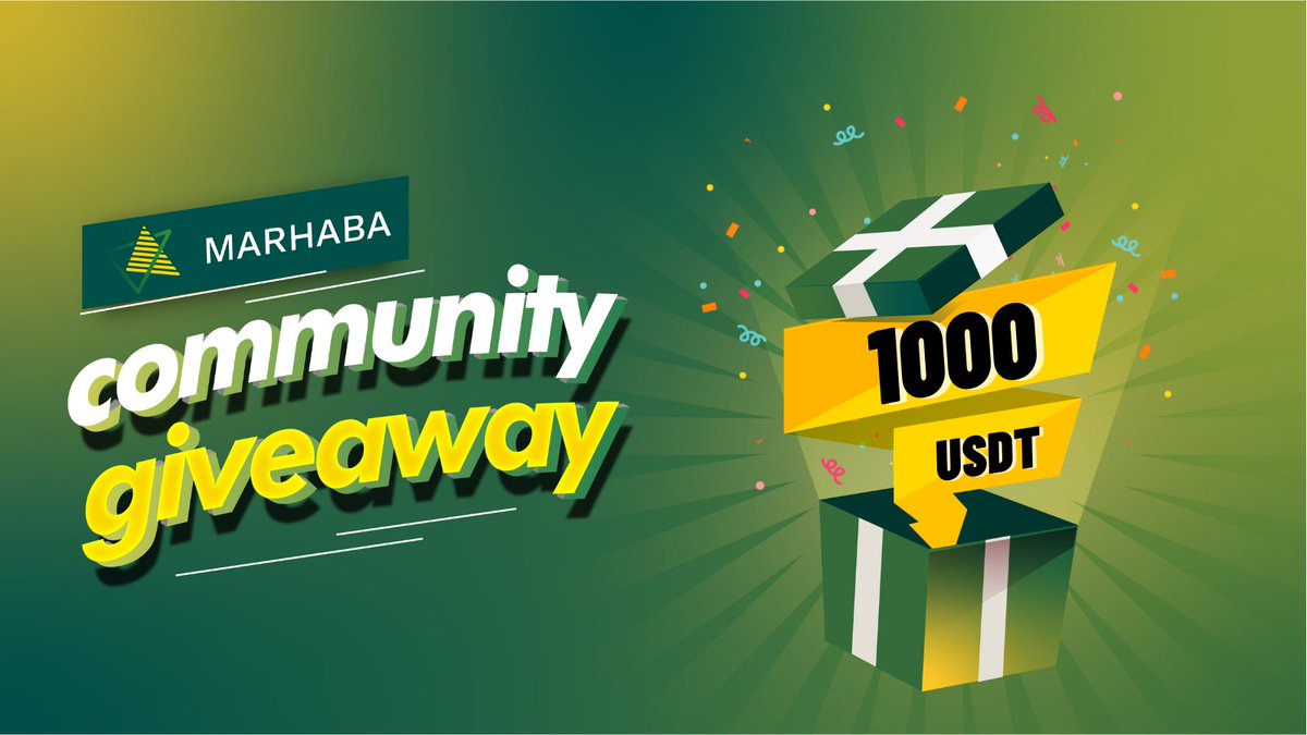 MarhabaDeFi's tweet photo. 🎁$1000 up for GRABS🎉🎉

⚡️We are supercharged to announce a $1000 #GIVEAWAY to 20 lucky winners in a GLEAM contest🔥🔥

How to join:
✅Join the contest using the URL below
✅Complete simple tasks
✅Like &amp; RT this tweet

🔗Input entries: https://t.co/q54eRah24a

#MRHB #DeFi #BSC https://t.co/d61t1TbTrT