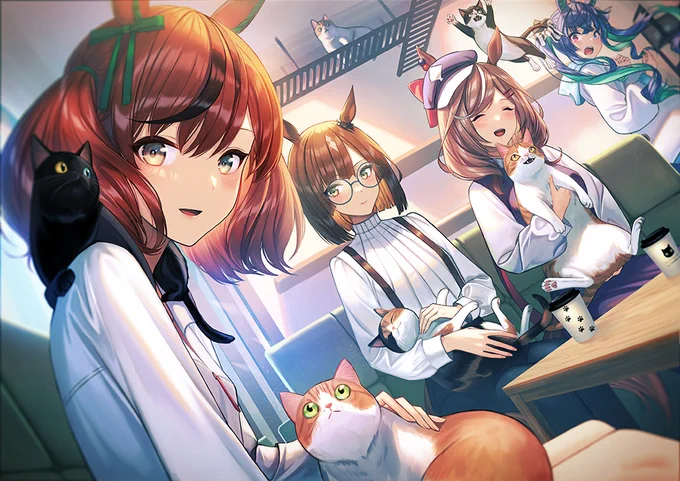 癒されカノープス #ウマ娘 なお我輩は猫アレルギー。 