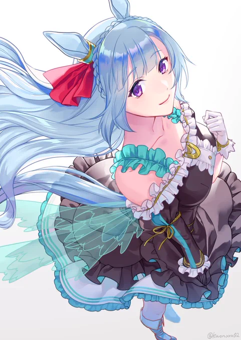 48日目: ガラスの脚でも駆け抜けて

 #ウマ娘 #メジロアルダン #1日1ウマ 