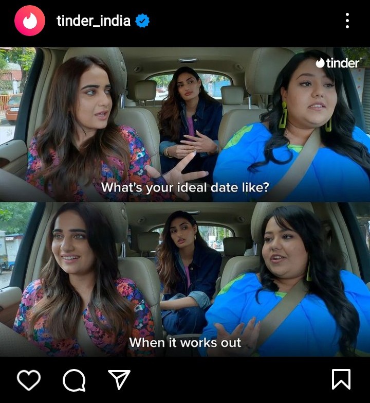 OneNought_One's tweet photo. @Tinder_India came up with a show called "Swipe Ride" in which our all-time favorite influencer @kushakapila and a celebrity guest turn into your  "personal-chauffeur-cum-hype-women" and drop you to your Tinder date.

#tinderdate #datingapp #tinderindia https://t.co/h96MpFKkLY