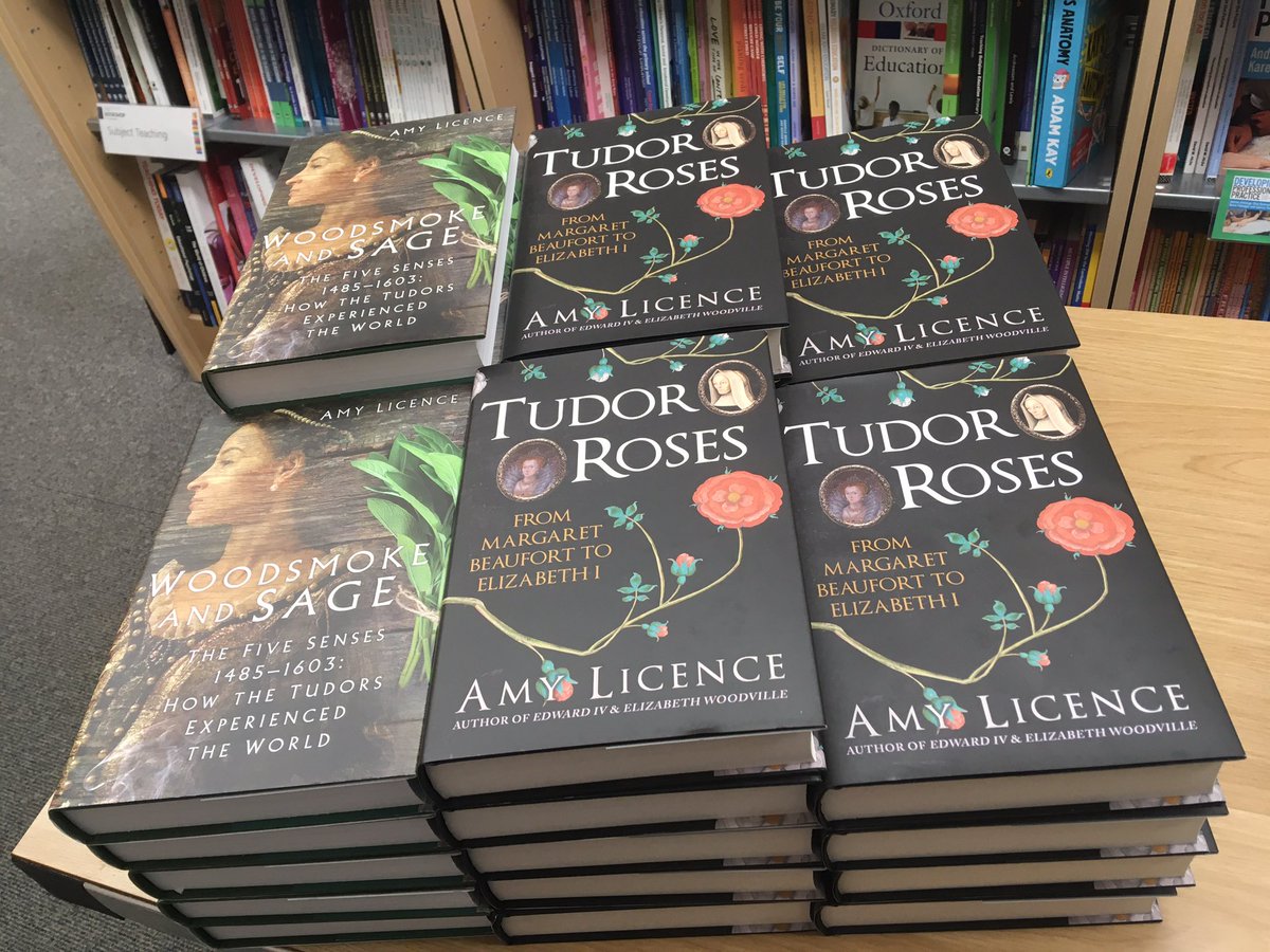 cccubookshop's tweet photo. Signed copies of Tudor Roses &amp; Woodsmoke and Sage - the latest books by @CanterburyCCUni alumna @PrufrocksPeach available on campus and online @CCCUStudents @CCCUArtsHumsEd @CCCUHistory @LeonieVHicks @ccculibrary https://t.co/wZSaiKC5Xj