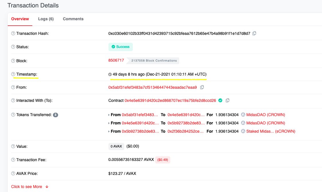 dammnsam's tweet photo. @_CryptoOryx_ @Midas_DAO Super excited for this chance to win the nodes. Been in crown since the first week of V1! Heres the proof I've had crown for longer than 30 days. https://t.co/AOgY3ao3B2