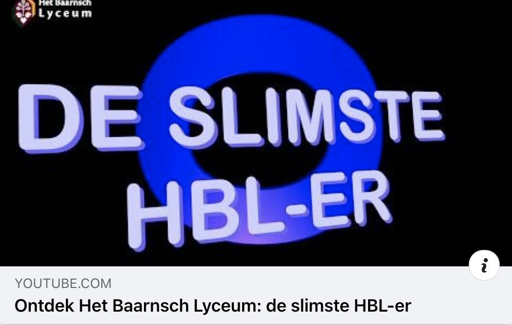 Het Baarnsch Lyceum tweet media