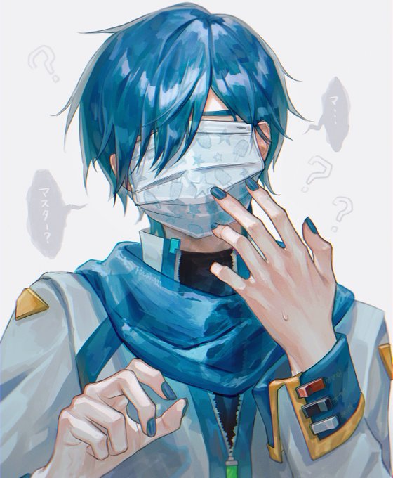 「blue scarf」 illustration images(Popular｜RT&Fav:50)