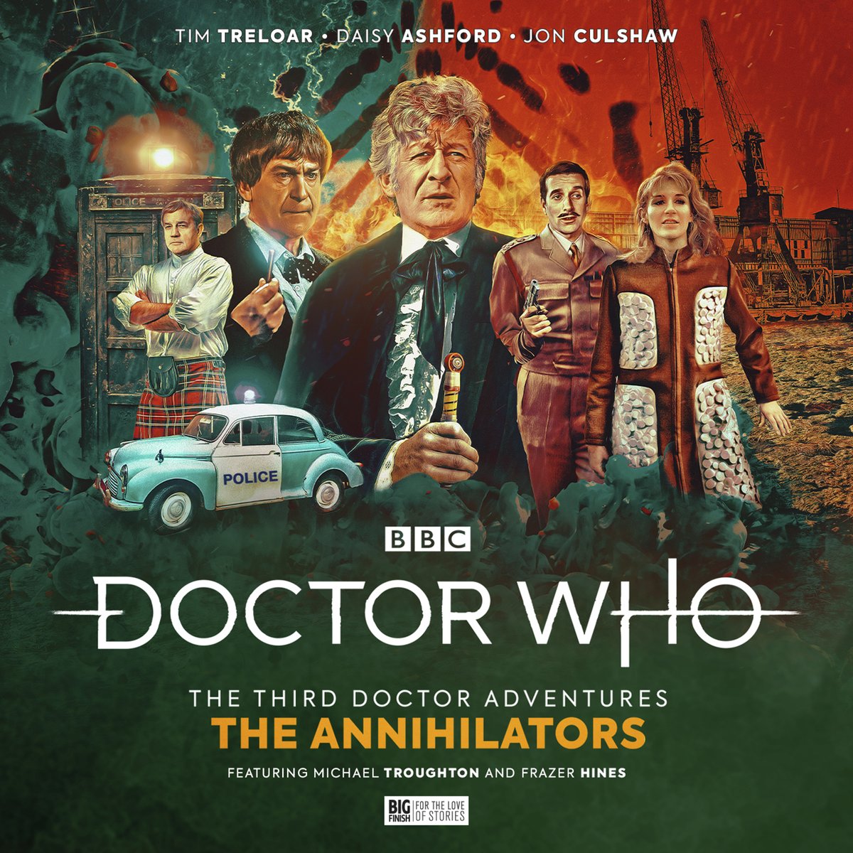 bigfinish's tweet image. OUT NOW! 🚨 Double the adventure! Double the danger! Double the Doctors! Hit bgfn.sh/annihilators to get this epic, seven-part #DoctorWho audio adventure on collector's edition CD and download.