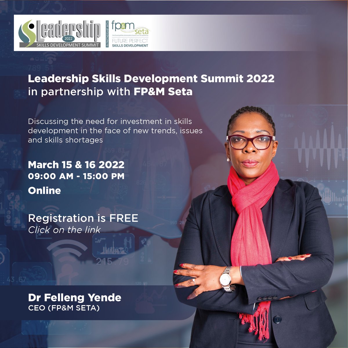 summit_skills's tweet photo. The 15th Leadership Skills Development Summit in Partnership with FP&amp;M SETA approaches and is set to highlight the ever-increasing need for investment in skills development in the face of new trends, issues and skills shortages.
https://t.co/VgLcfOrezp
#events #skillsdevelopment https://t.co/Dq05AY25qC