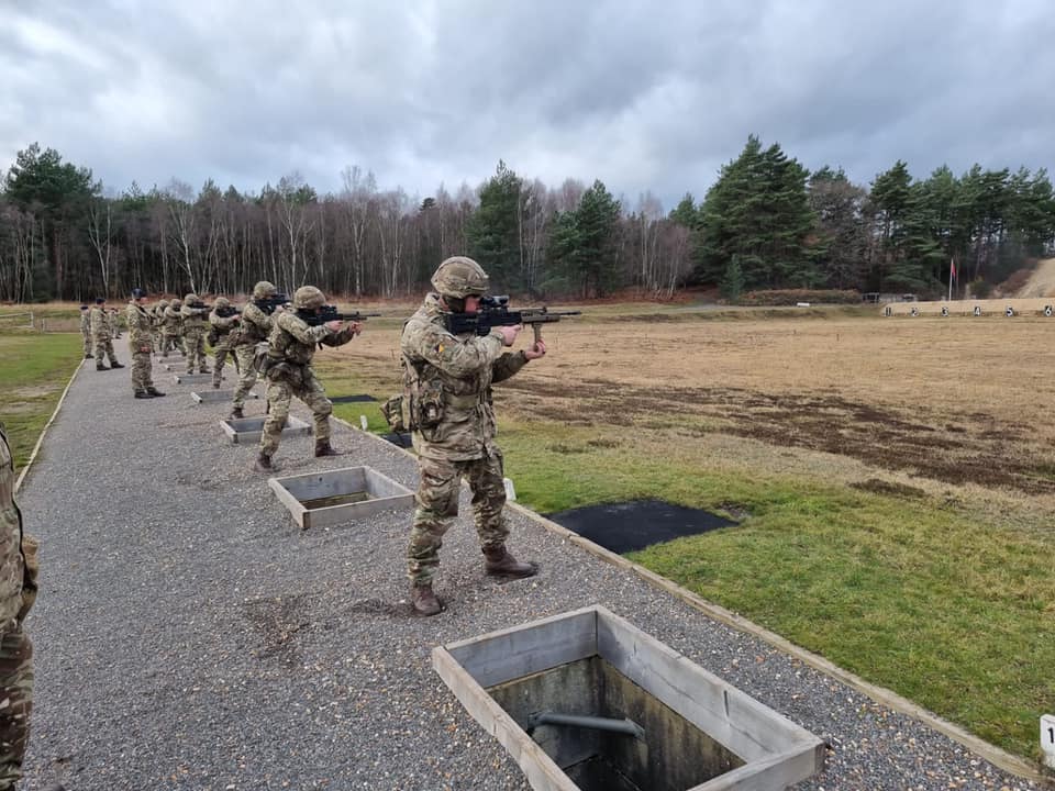 203Squadron's tweet photo. Last weekend 203 Squadron took part in the Regimental Operational Shooting Competition, 203 Squadron put in a great effort but congratulations to 201 (Bedford) Squadron for winning the competition. https://t.co/IRcq7jGvTB