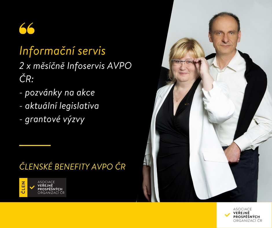avpo_cr's tweet photo. Znáte členské benefity @avpo_cr ČR?
Členské organizace dostávají 1x za 14 dní Infoservis AVPO ČR plný užitečných informací - jak to víme?
Jsme s našimi členy v kontaktu a ptáme se jich. Jejich názor nás zajímá.
#clenavpo #avpocr https://t.co/rFNkzzNr08