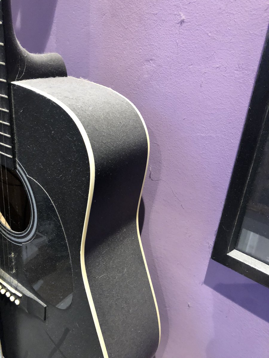 I went to pick up one of my guitars - I hadn’t felt like playing them until now. It was covered in a layer of dust. T’would seem I’ve been sitting amongst it these months waiting for the inspiration to return. I am the Miss Haversham of music! 😳 #diymusician #songwriting