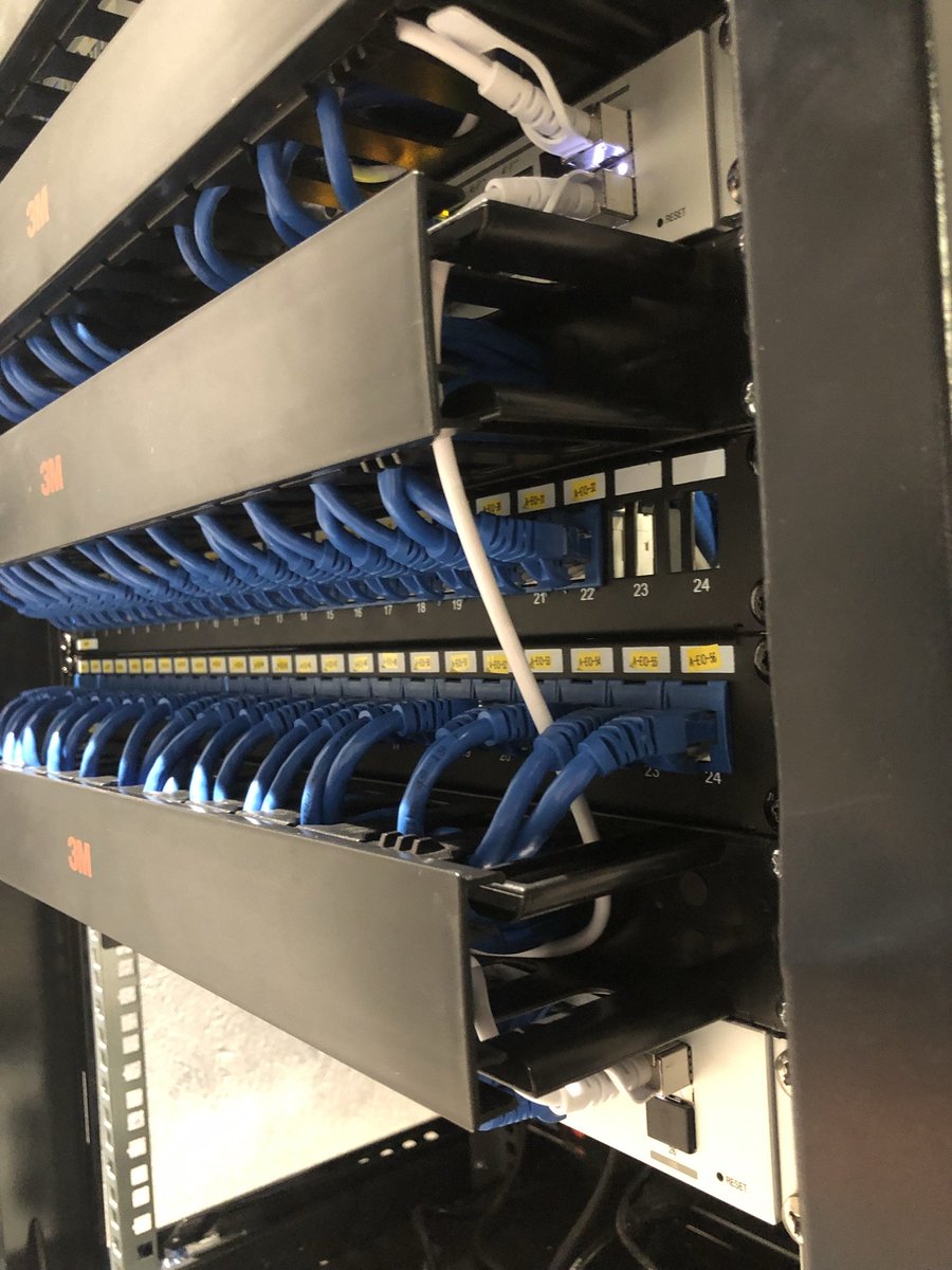 OtiumTech's tweet image. Structured networking with proper labeling profiles is core work etiquette for our company. It makes troubleshooting and management way easier.
#unifi #3m #corning #ubiquiti #networking #infrastructure #wifi #labeled #clean #encryption