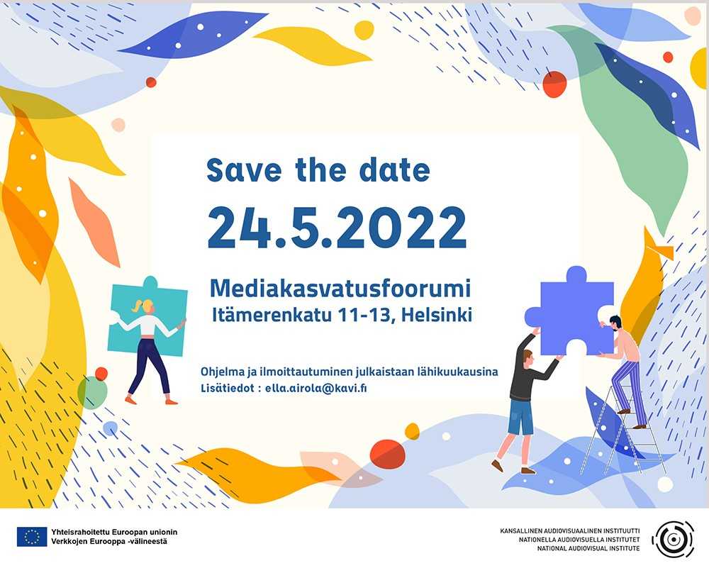 mekufi's tweet photo. Save the date! Järjestämme jälleen mediakasvatuksen kohtaamispaikaksi Mediakasvatusfoorumin 24.5.2022. Luvassa ideoita, asiantuntijuutta ja kohtaamisia koko päiväksi. Tänä vuonna teema on inklusiivinen mediakasvatus. Ohjelma ja ilmoittautuminen julkaistaan myöhemmin keväällä. https://t.co/aP4FeWAL9N