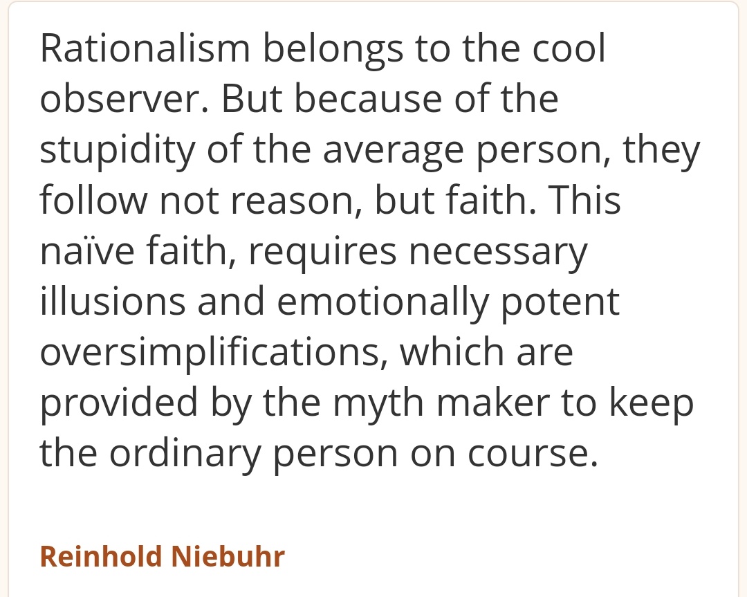 avingodb's tweet image. Necessary illusions and emotionally potent oversimplifications...