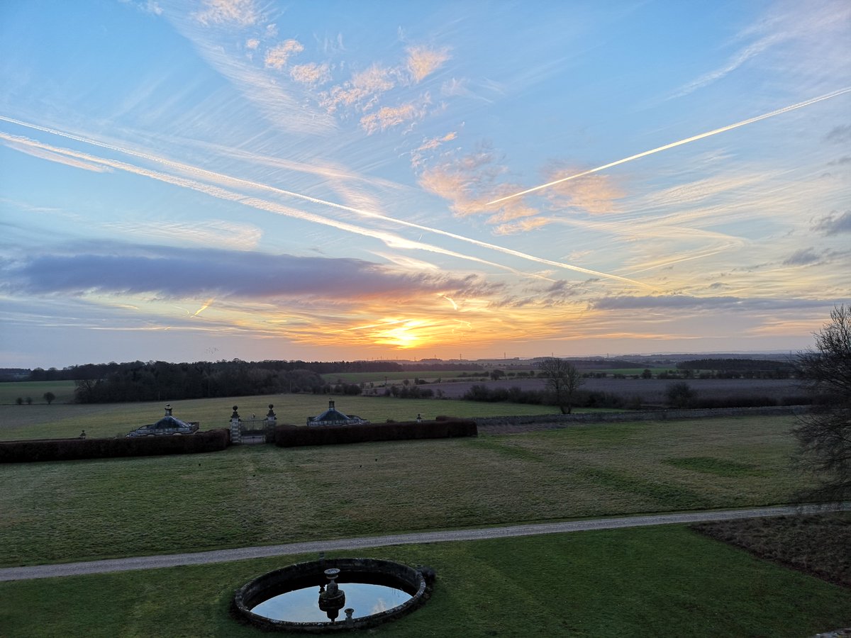 Dramatic #skies over the #landscape on a #winter morning