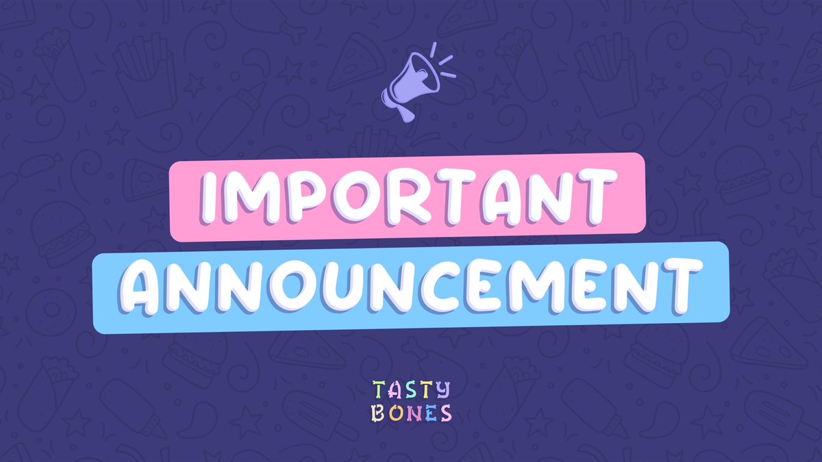 TastyBonesNFT's tweet photo. 🚨PRESALE UPDATE🚨

To all #bonemarrows (WL), make sure to submit your ETH address before 9th Feb, 11:59 PM PST or your spot will be forfeited.

Verify here if you’ve already submitted: https://t.co/UI2IaUrGIX https://t.co/fJhWCmUwHz