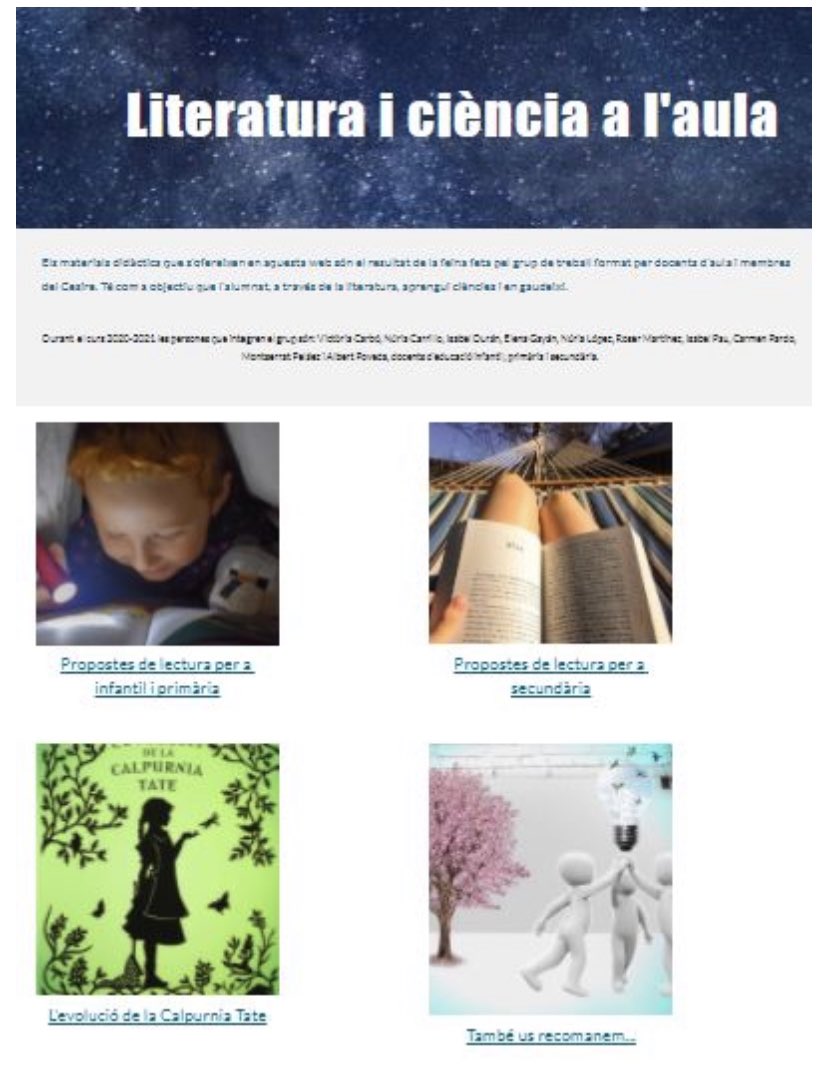 “Literatura i ciència a l’aula”: recurs Cesire on trobareu un recull de novel·les i àlbums il·lustrats de temàtica científica com a propostes per a treballar continguts de ciències a través de la literatura a diferents etapes educatives.👉ja.cat/qDKUn <a href="/SanmartiNeus/">Neus Sanmarti</a>