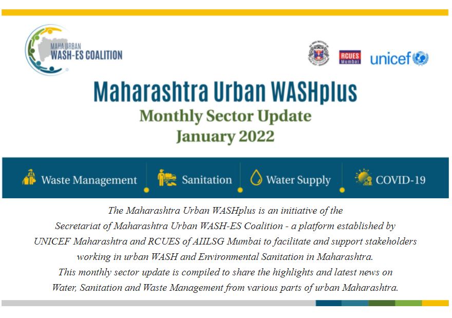 Maha_WASH_C's tweet photo. 🗞️#Maharashtra #Urban #WASHplus | The Secretariat @RCUESMumbai in collaboration with @UNICEFIndia Maharashtra is pleased to share our monthly publication on #WASH sector #news updates for the month of January.
https://t.co/vIzcTJwGkP https://t.co/vKrRIwWF07