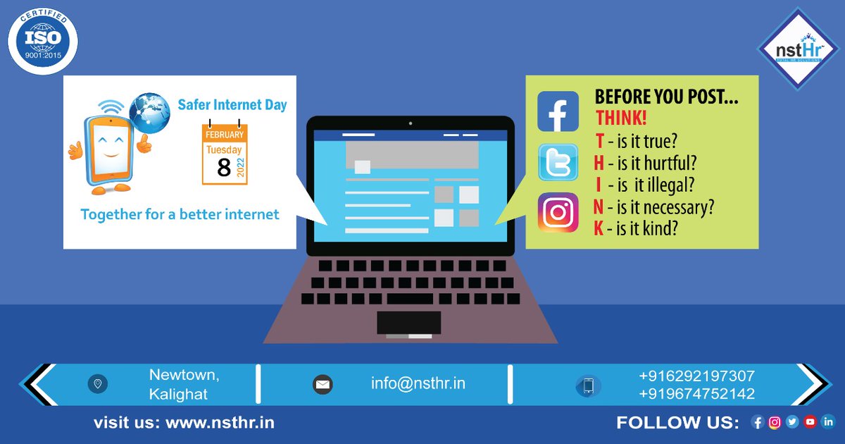 hr_nst's tweet photo. 👉The theme of Safer Internet Day 2022 is “Together for a better internet”
💁Happy Safer Internet Day y’all!
.
#nstHr #jobvacancy #recruiting #recruitment #hiring #jobs #jobsearch #employment  #humanresources #staffing  #SaferInternetDay  #internetsafetyday  #internet  #broadband https://t.co/LUZ36KFdo1