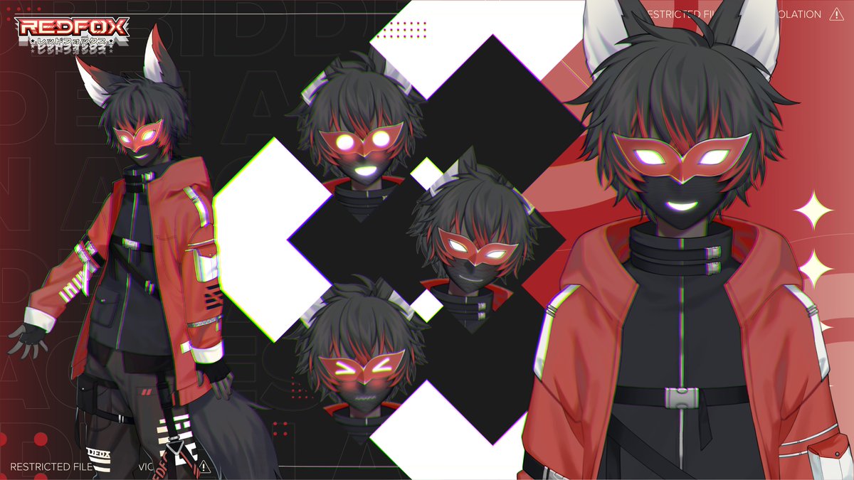 RedfoxVt's tweet photo. Now presenting: MY FULL model reveal, featuring my previously hidden Female Body!? 

When I said I wanted to understand both genders, I didn't expect to get a second body! This is going to get interesting....

🦊#ENVtubers #VTuber #Red404🦊 https://t.co/Fsc0FwJ03i