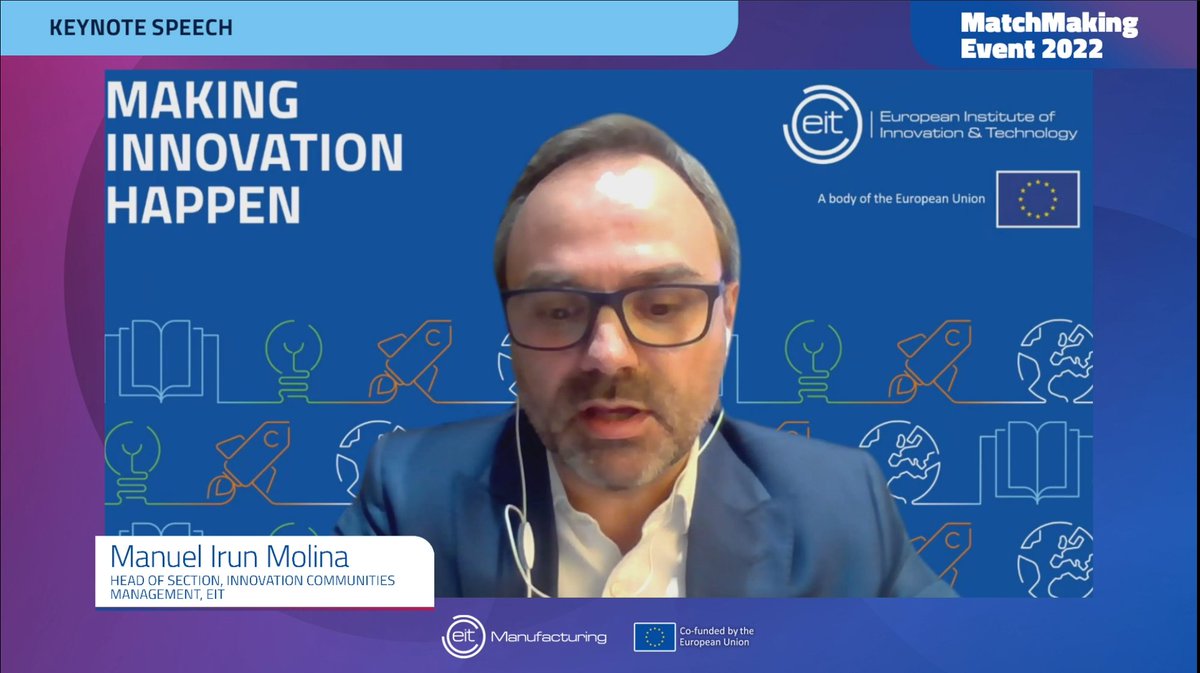 🟢🔛 #LIVE Now from <a href="/EITManufactur/">EIT Manufacturing</a> #Matchmaking event 2022! 

We kick-off a yearly #opportunity to support the preparation of our next Call for Proposals, and the creation of #project consortia.

💪🦾We make it easier to connect!

#MME2022 <a href="/KlausBeetz/">KlausBeetz</a> <a href="/HannaVW/">Hanna von Wendt</a>