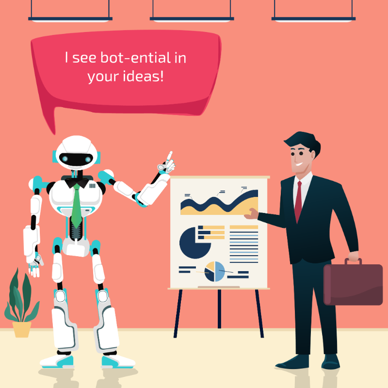 cense_ai's tweet photo. As your right-hand bot, it is my right and my duty to fulfill your every need that leads our brand to a better place and a bigger customer base!
.
.
#smallbusinessamerica #businessusa #aibot #chatterbot #chatbotmarketing #chatbotmessenger #chatbotdevelopment #conversationalai https://t.co/YNvi6HbNkF