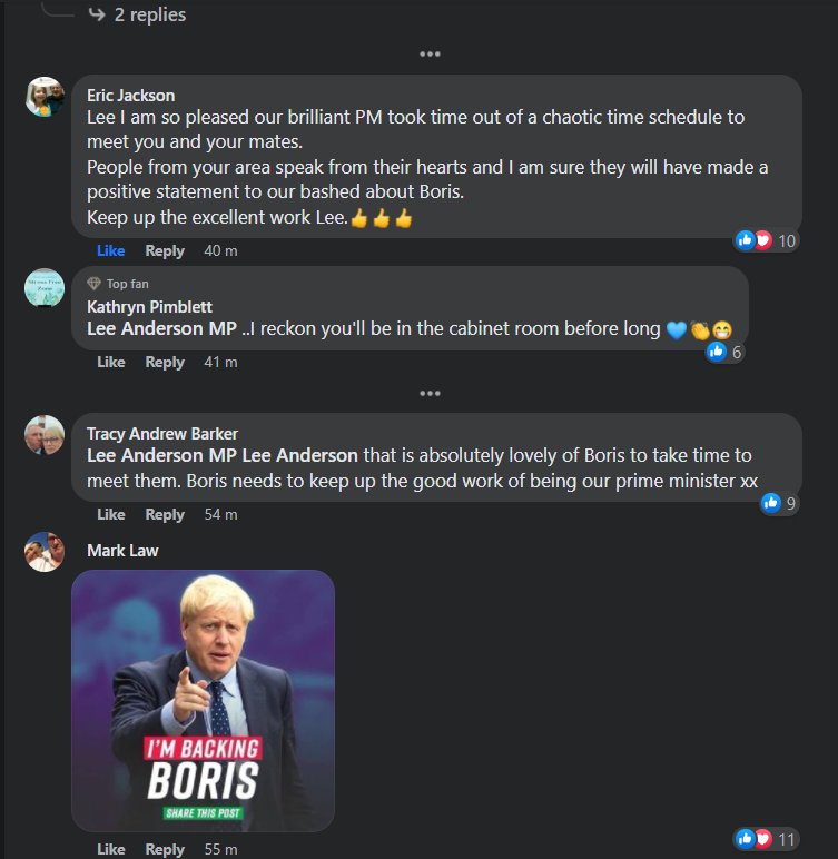 Short2Cjs's tweet photo. Support for Boris in the mining town of Ashfield is strong with Lee Anderson's constituents, but the media would have us believe the people are against him @Conservatives #RedWallToris #BackBoris #BackBoris1 #BackBoris3 #BackBorisJohnson #BackBoris2 https://t.co/iKDr7KGVKf