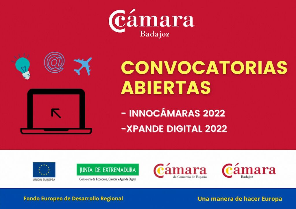 fedesiba's tweet photo. Publicadas las convocatorias de InnoCámaras y Xpande Digital con una financiación del 80% https://t.co/L9xSMuCvWJ https://t.co/NRaJjrVMoB