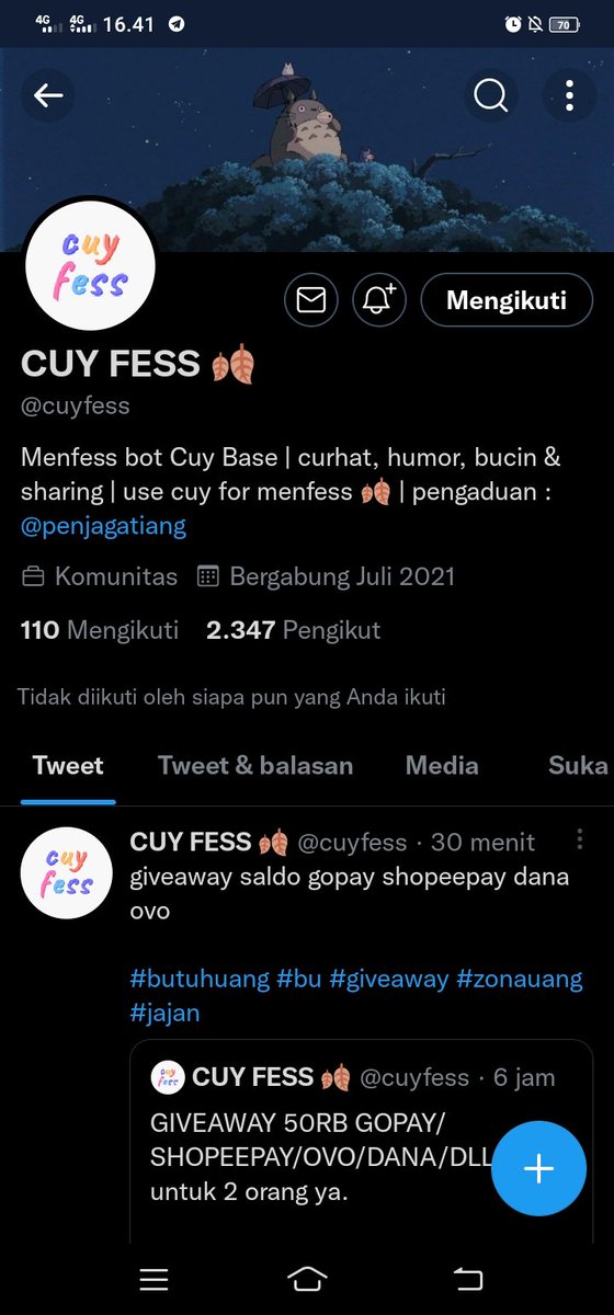kaynas06's tweet photo. @cuyfess Done min, have a nice day. wish me luck🙏 https://t.co/ZzT0PIk3O5