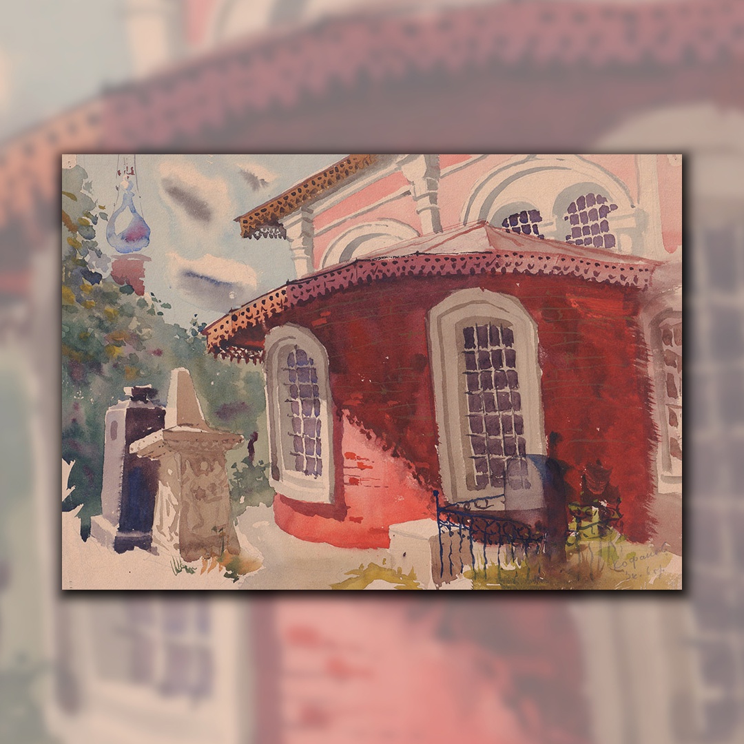 artantique1's tweet photo. ◈Аукционный дом №1 приглашает Вас на #Аукцион №81!

Церковь при кладбище
Кофанов ( по подписи)
СССР, середина ХХ века. Бумага, акварель. 29 Х 40 см. Подпись справа внизу карандашом.

Эстимейт:
1,000 — и выше

Подробнее - https://t.co/968ItGOx4U https://t.co/Wdls8TYuW0