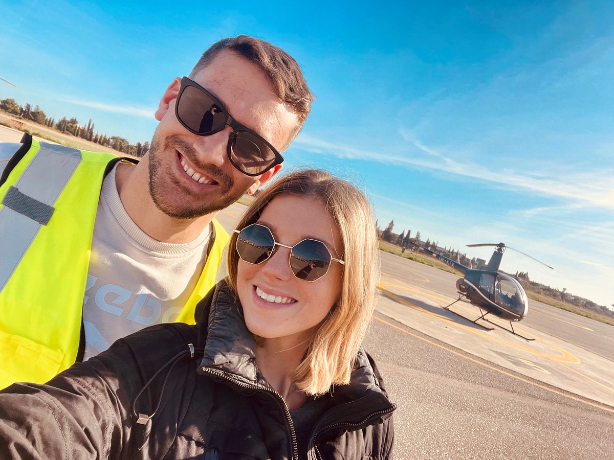 TheHeliCentre's tweet photo. If this is winter ❄️ in #Mallorca, we’ll take it.
#wintersun #pilotlife #pilotlove #cplh https://t.co/BiydTp4RPp