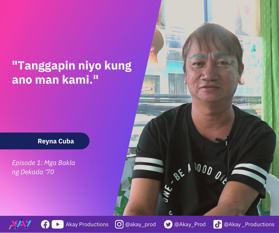 Akay_Prod's tweet photo. Another great day to spread love, equality, and peace💖🌈 Here are some highlights from our first episode. Tune in for more updates! 

Catch up with us and Watch Episode 1: Mga Bakla ng Dekada '70 here:

Youtube:  https://t.co/ZK4HTEBEqz
Facebook: https://t.co/g4myIhMErD https://t.co/OkGfbNPHBu