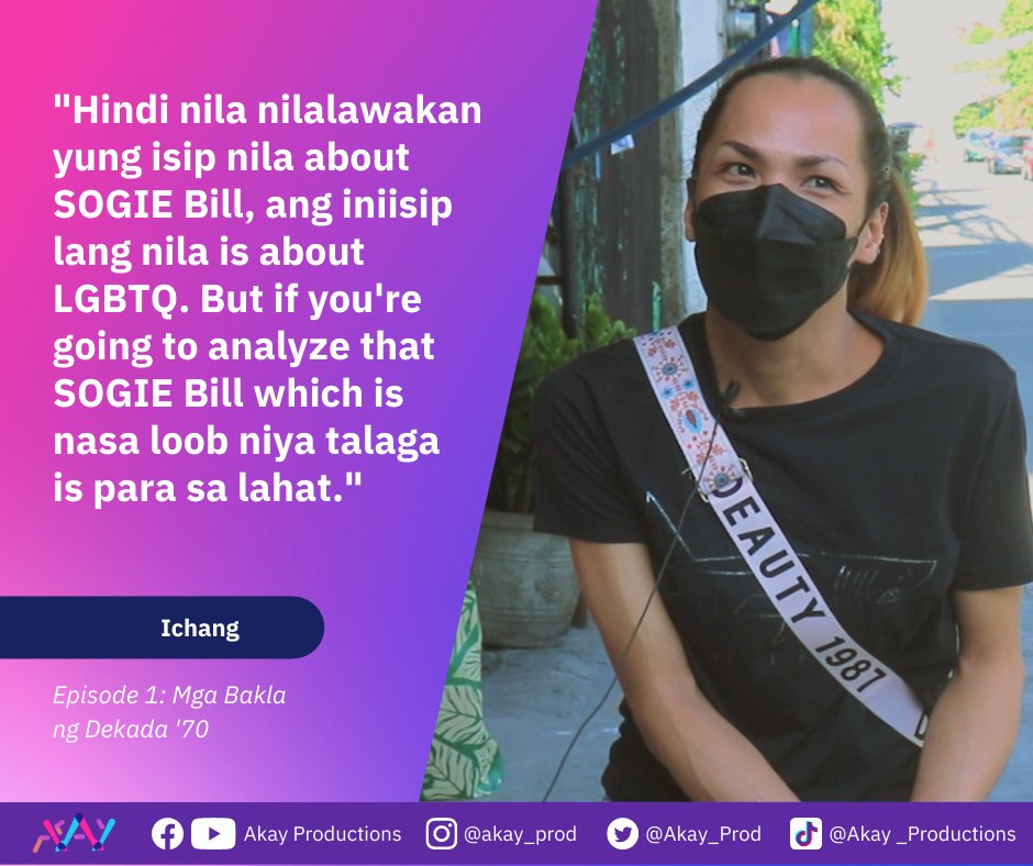 Akay_Prod's tweet photo. Another great day to spread love, equality, and peace💖🌈 Here are some highlights from our first episode. Tune in for more updates! 

Catch up with us and Watch Episode 1: Mga Bakla ng Dekada '70 here:

Youtube:  https://t.co/ZK4HTEBEqz
Facebook: https://t.co/g4myIhMErD https://t.co/OkGfbNPHBu