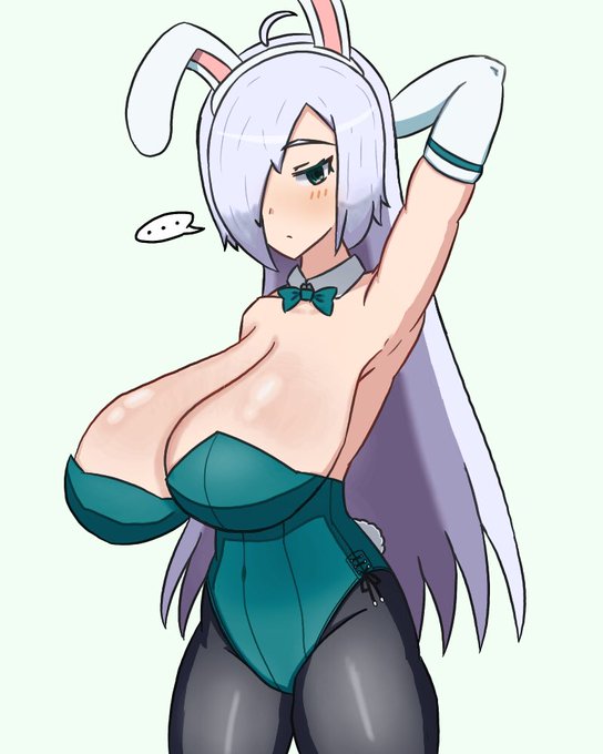 再掲 バニーガールと水着の盛り絵 