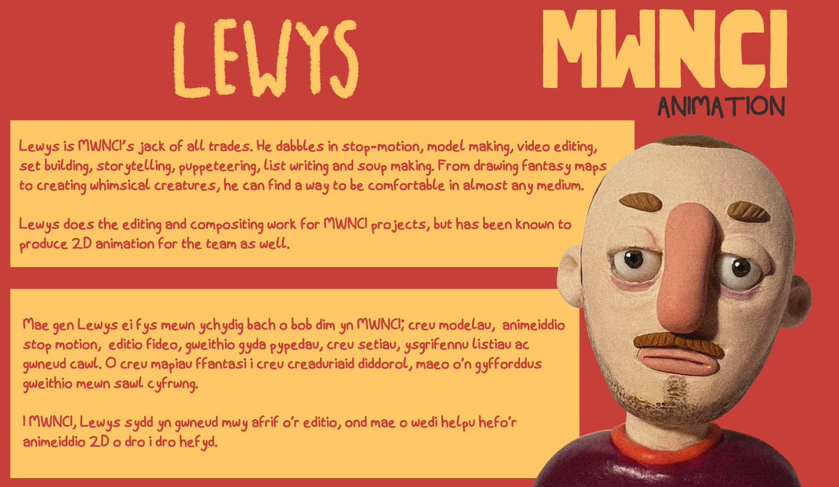 MwnciAnimation's tweet photo. Our special all-in-one editor, model maker, and animator, @TaylorLewys!

Ein golygydd, gwneuthurwr modelau, ac animeiddiwr i gyd mewn un, @TaylorLewys! https://t.co/GZ0C5zEtA4