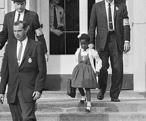 kaushikrj6's tweet photo. 6 yr old Ruby Bridges needed field marshals for security when she went to a school in New Orleans. There was a mob shouting at her. White kids made racist graffiti on her classroom walls. For 1 year only 1 teacher agreed to teach her.

India of 2022 looks similar to US of 1960. https://t.co/fLVa8Wr741