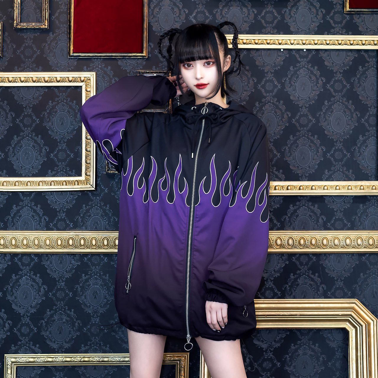 リッスンフレーバー　ファイヤーアノラックジャケット 000000004203_opScMgg.jpg