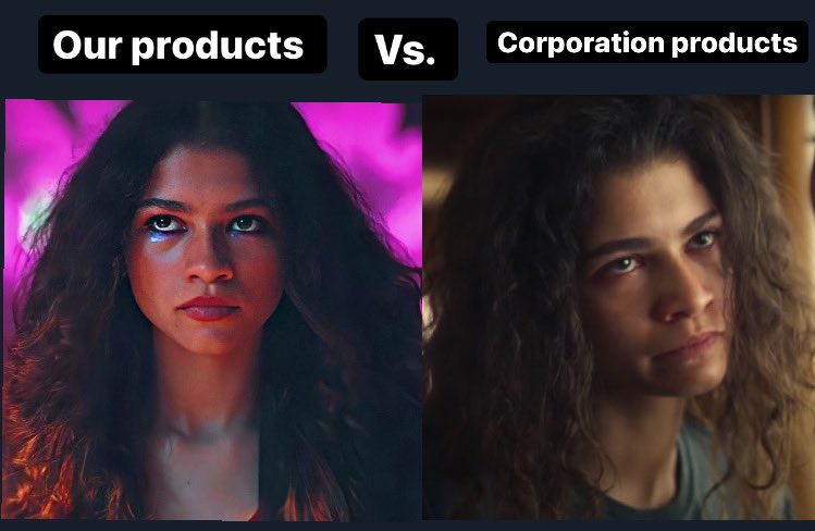 Our products vs. corporation products 

Where to shop our products:

kirbysherbaldelights.com

miiriya.com/store/kirbyshe…

#Euphoria