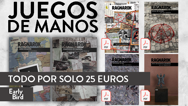Edicionestyt's tweet photo. ¡El @verkami de #JuegosDeManos ya está en marcha! Por 25 euros te llevas: campaña + compendio de campaña + PDF Ragnarok + 3 módulos en PDF. Solo las primeras 24 horas. ¡Que no se te escape!
🎲 https://t.co/YK8yA3h0jT https://t.co/itlP7fL1M4