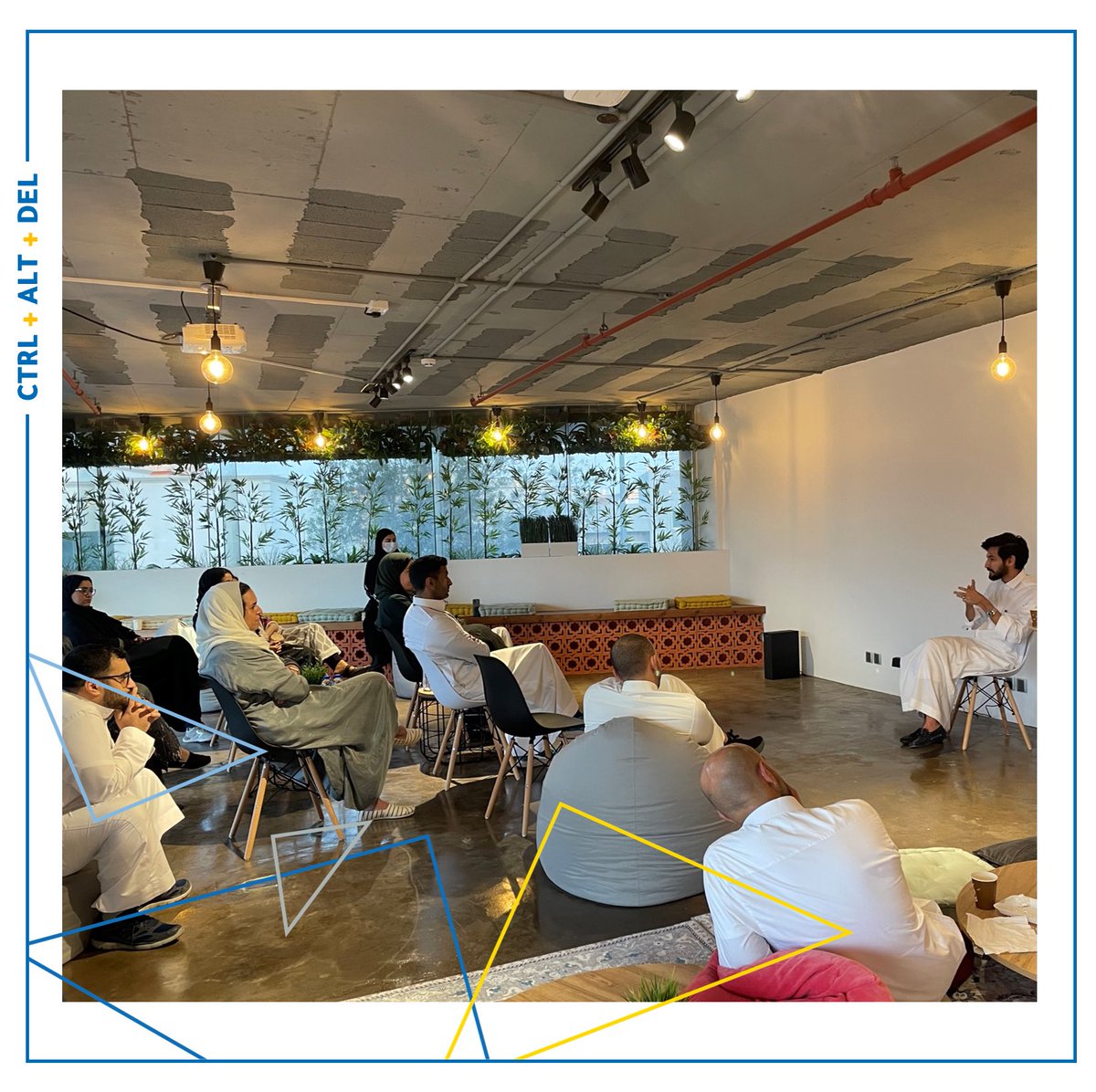 beyondcompanysa's tweet photo. A Glimpse of “Friends of Beyond” Talk featuring Abdullah Alyousef; Co-founder &amp; CEO of Tam Development Co. 🎤
Thank you @abdulYousef it was great having you🙏🏻🙏🏻✨
#WeGoBeyond #ExperienceCreation #TeamBeyond #FriendsOfBeyond #BeyondTalks #InspirationalTalks https://t.co/DB8lf62o4R