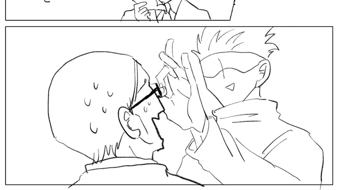 @tos 五伊地の漫画描いてる進捗 