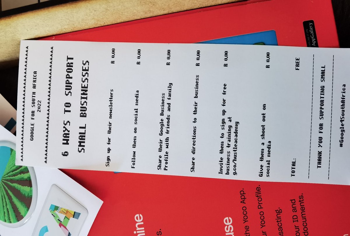 Package delivery from <a href="/googleafrica/">Google in Africa</a> as a build up to tomorrow's #Google4SouthAfrica event