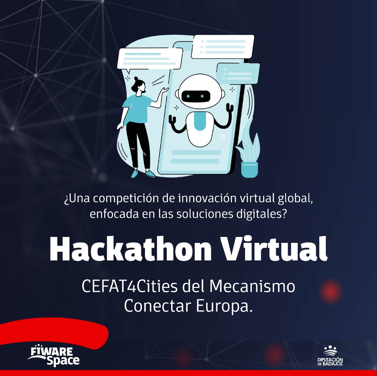 FIWARESpace's tweet photo. ✅ #HackathonVirtual
◾ El primer reto propuesto por la Fundación FIWARE consiste en la creación de una aplicación multilenguaje.
◾ Envía tu propuesta📩: https://t.co/64vvdRaGkt
🚨 Gana ¡Hasta 5000 euros!
Más info: https://t.co/4KoO6Sx5WI
#SolucionesDigitales #smartCities https://t.co/ktA4ZvcflG