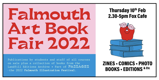 We're buzzing about Falmouth Art Book Fair 2022 this Thursday, part of Falmouth Illustration Festival 😍 Head down to Fox Cafe from 2.30pm to get involved 👇