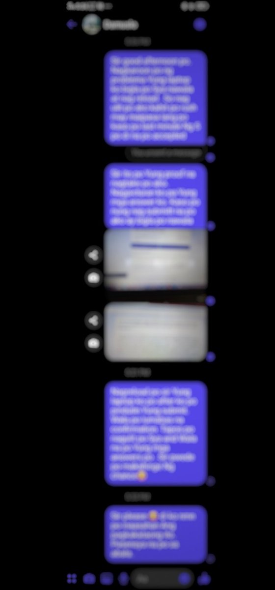 myra_calderon's tweet photo. Walang consideration na professor!. Hindi tumatanggap Ng kahit anong explanation. Begging and pleading refuse by him!!!! https://t.co/dKCv9knf24